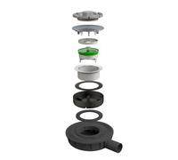 PILETTA SAVOISIENNE IN ABS COPERCHIO INOX Diam 40