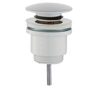 Piletta scarico click-clack modello tondo universale bianco opaco Tecom DPCUBC