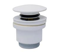 Piletta scarico click clack ottone bianco 1 1/4 AMBRA WATER