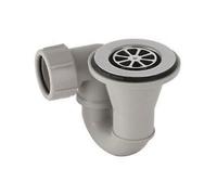 PILETTA SIFONATA IN ABS CON GRIGLIA CROMATA PER PIATTI DOCCIA GEB150071211