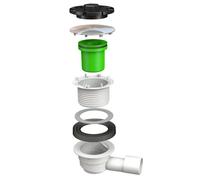 Piletta sifonata PP ad innesto cromato mod. Doccione BONOMINI