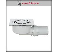 PILETTA SIFONE DOCCIA A PAVIMENTO QUADRA 12X12 KUALA OTTONE OMP TEA ITALY