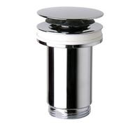 Piletta "u clicker" ottone cromo senza troppo pieno diam. 63 x 1"1/4