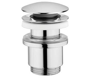 Piletta Universale click clack per scarico Lavabo senza troppo pieno in Ottone 1