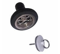 Piletta Valvola di scarico acque grigie con filtro d.39mm e tappo Camper Caravan