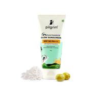 Pilgrim 2%Niacinamide Glow Protezione Solare SPF 50 +++ per Unisex con...