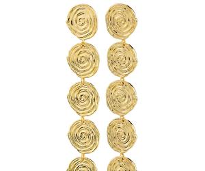 Pilgrim - Air - Orecchini placcati in oro One Size