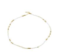 Pilgrim - Alison - Cavigliera placcata oro-Bianco One Size