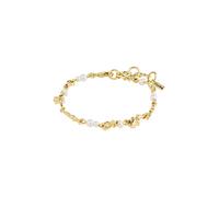 Pilgrim Braccialetto oro / bianco Donna Pilgrim One Size