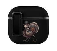 Pilgrim Cat on Turkey - Custodia protettiva con lucchetto compatibile con AirPods 4 PC