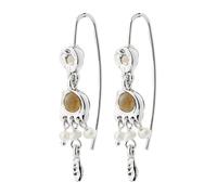 Pilgrim - Here - Orecchini placcati argento-Marrone One Size