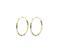 Pilgrim Orecchini 'Alison' blu fumo / oro / verde scuro / bianco Donna Pilgrim One Size