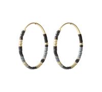 Pilgrim Orecchini 'Alison' oro / grigio / nero Donna Pilgrim One Size