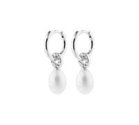 Pilgrim Orecchini 'Baker' argento / bianco perla Donna Pilgrim One Size argento / bianco perla