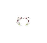 Pilgrim Orecchini 'Catharina' verde / lilla / rosa / argento Donna Pilgrim One Size verde / lilla / rosa / argento