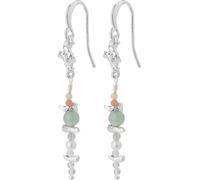 Pilgrim Orecchini verde / arancione / argento Donna Pilgrim One Size verde / arancione / argento