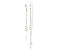Pilgrim - Prism - Orecchini placcati argento-Bianco One Size
