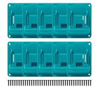 Pilikoll 10 Pezzi Supporto per Attrezzi per Makita 18V con 40 Viti Supporto per Trapano per Utensili Elettrici Portautensili per Makita 18V Supporto da Parete Porta Tra pano Adatto per Officina