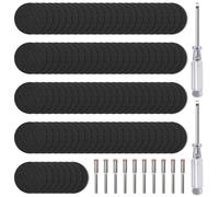 Pilikoll 100Pezzi Dischi da Taglio per Dremel con 10 3 mm Mandrino Disco da Taglio in Resina da 32mm Mini Dischi da Taglio Metallo Mini dischi Lame da Taglio per Tagliare Metallo,Plastica,Fibra,Legno