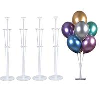 PILIN Kit di supporti per palloncini da tavolo per decorazioni per feste di compleanno e matrimoni, decorazioni per palloncini di buon compleanno per feste e Natale (4PCS)