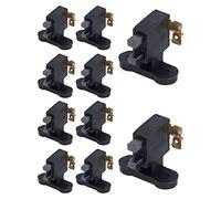 Pilipane 10pcs Generator Casentta in Carbonio Tipo Universale Connessione Facile Durevole per GX160 4 a 7kW Generatore Generazione di Alimentazione Materiale plastico Spaziatura 25 mm