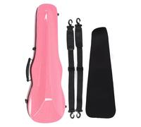 Pilipane 4/4 violino rosea rosea in fibra di carbonio resistente alla pressione resistente alla pressione a grandezza full size con 2 cinghie e igrometro per gli studenti di musicisti