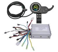 Pilipane 450W 48V 60V Brushless Speed Motor Controller Thumb Throttle with LCD Round Color Display Electric Bike Scooter
