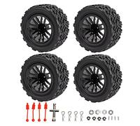 Pilipane 4PCS RC Pneumatici 12mm Hex off Road Short Course Pneumatici per Camion 1/10, Pneumatici RC per Camion di Grandi Dimensioni E Pneumatici RC Durevoli