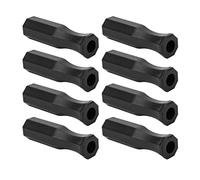 Pilipane 8 Manici in plastica per biliardino, Manici ottagonali, impugnature per biliardino, Che Possono sostituire Gli Accessori per biliardino dei tavoli da Calcio Standard