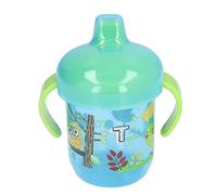 Pilipane a Prova di fuoriuscite,Bicchiere con beccuccio per Neonati Portatile con Motivo Animale a Forma di Animale per Bebè, Regalo di Compleanno, 260 ml, Bicchiere con beccuccio (blue-260 ml)