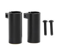 Pilipane Adattatore per Aumento di Peso con Rivestimento Nero per Manicotto dell'asse Posteriore in Ottone per Auto RC SCX10 II AR44, Durevole, preciso, 2 Pezzi