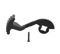 Pilipane Adattatore per Volante con grilletto per trasmettitore RC ad Alte Prestazioni, ergonomico, con Controllo a Una Mano, per Controller NB4, Materiale in Lega, per Corse e Terreni (Nero)