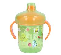 Pilipane Bicchiere con beccuccio per Neonati Portatile con Motivo Animale a Forma di Animale per Bebè, a Prova di fuoriuscite, Regalo di Compleanno, 260 ml, Bicchiere con beccuccio (green-260 ml)