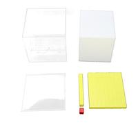 Pilipane Blocchi di conteggio Blocchi quadrati Blocchi cubici colorati Blocco di conteggio del volume Modello di geometria Strumento didattico di matematica in plastica per bambini della