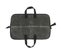 Pilipane Borsa porta attrezzi da chef Borsa da trasporto in tela portatile per attrezzi da chef Borsa da trasporto con manico per utensili da cucina, campeggio da viaggio all'aperto (Verde)