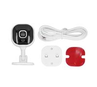 Pilipane Camera interno wireless per il monitoraggio interno ad alta chiarezza lente 1080p Risoluzione a due vie di movimentazione della visione notturna per la sicurezza domestica (Bianco)