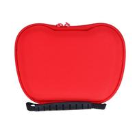 Pilipane Case di archiviazione del controller di gioco Case di trasporto protettivo in nylon duro con cerniera in metallo per controller e accessori Series X S (Rosso)