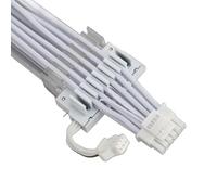 Pilipane Cavo di estensione PCIE 5.0 AGRB 16 pin 12+4 maschio a 3x8 6+2 Cavo di estensione a maniche femminile per 3090Ti RTX 4070 4080 4090 White