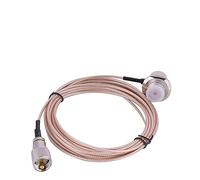 Pilipane Cavo di Prolunga Coassiale Maschio-femmina RG 316 PL-259 da 5 M Per Antenna Walkie-talkie