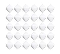 Pilipane Dadi bianchi vuoti 30 pezzi dadi poliedrici in plastica fai da te a 8 lati per giochi da tavolo, insegnamento, matematica, artigianato, giocattoli, puzzle, attività in classe per
