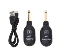 Pilipane di chitarra wireless 2,4 GHz ad alta fedeltà ad alta latenza a bassa latenza 30m Transmit e ricevitore per la tastiera per violino per bassi di chitarra in plastica