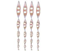 Pilipane e per Uccelli a Spirale Rotante Decorazione sospesa Riflettente 4 Pezzi Protettore da Giardino deterrente per Giardini Esterni fattorie balconi in PVC Materiale in PVC 40 cm 15,7