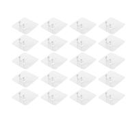 Pilipane Gancio a parete trasparente tracce di ganci in plastica adesivi multifunzionali per il soggiorno che organizza 20pcs