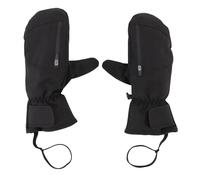 Pilipane Guanti da Sci Touchscreen Guanti da Snowboard Guanti Invernali Caldi Impermeabili Antivento con Tasca con Cerniera Cinturino Anti Perdita per Sci Snowboard Spalare la Neve Nero 1 (M)