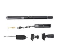 Pilipane Intervista a condensatore microfono professionale ad alta sensibilità 2.4g microfono per fotocamera cardioide wireless per interviste con PC per smartphone della fotocamera