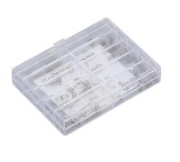 Pilipane Kit di assortimento di molle a compressione 100 pezzi in acciaio inossidabile mini molle 10 dimensioni con custodia per la riparazione dell'orologio e progetti fai -da -te ad alta