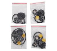 Pilipane Lacci per scarpe con fibbia automatica rotante Lacci in filo di acciaio Elastici senza lacci Lacci per scarpe neri Taglia S 4 Set per bambini e adulti