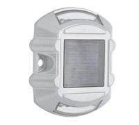 Pilipane Luci del ponte solare ad alta luminosità LED Solar Road Stud Alluminio in lega impermeabile IP68 Automatico Off per Pathway Outdoor Pathway Walkway Scala (Luce blu)