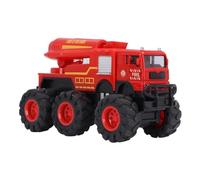Pilipane Modello di camion dei pompieri pressofuso in scala 1:16, in lega, grande, a 6 ruote motrici, giocattolo realistico per pompieri, per bambini. (VEICOLO SPRIP)