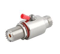 Pilipane parafulmine Protezione da sovratensione coassiale da Femmina a Femmina UHF Professionale per antenne CB Ham Base, Protezione da sovratensione da Fulmine coassiale,
